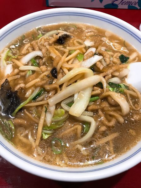 「肉細切りそば ¥800」@喜久の写真