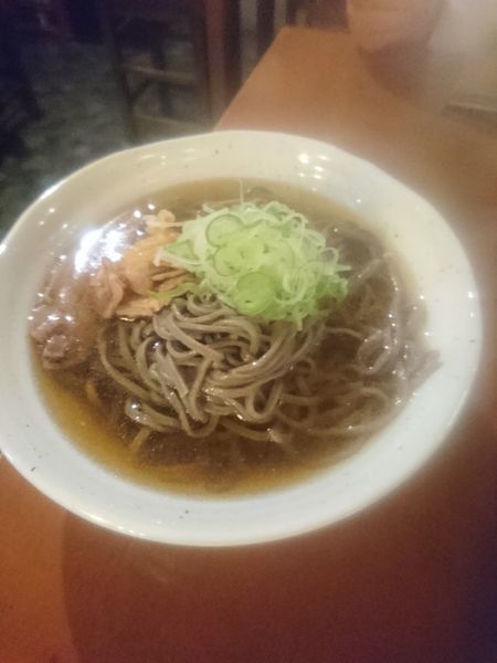 「冷やし肉そば」@河北やの写真