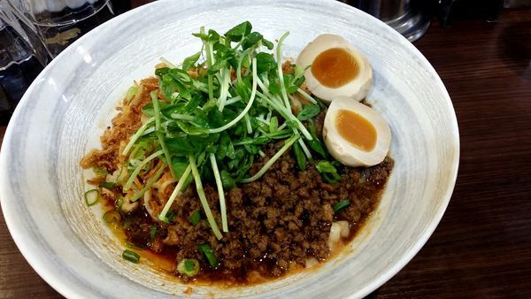 「四川坦々麺（大盛）２辛+味玉子」@四川担々麺 金満軒の写真
