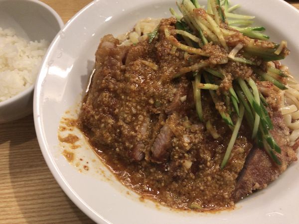 「排骨冷やし担々麺1000円」@排骨担々 五ノ井の写真