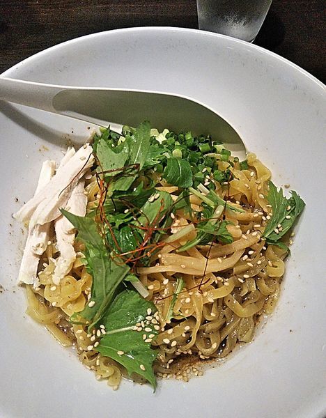 「油そば 鶏味 600円」@らーめん 鷹の羽の写真