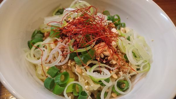 「汁なし坦坦麺（限定、８５０円）」@らーめん かねかつの写真