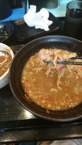 「自家製ラーメン！」@つけ麺 どでんの写真