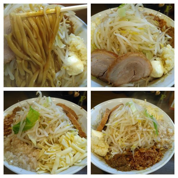 「汁なし特大（にんにくちょっと他全マシ）＋チーズ＋カレー」@RAMEN NOROSHI 東大宮の写真