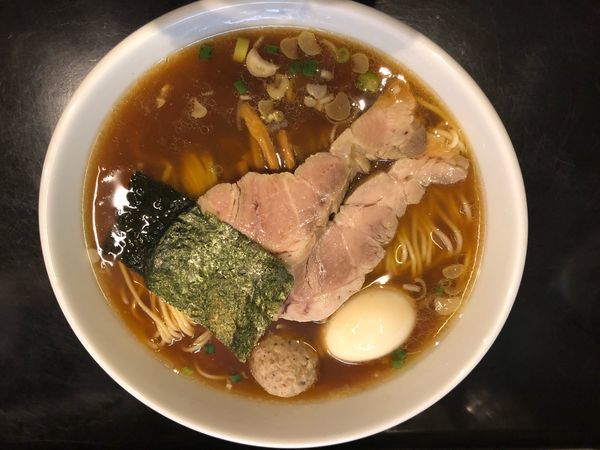 「特製中華そば 大盛」@中華そば 薫風の写真