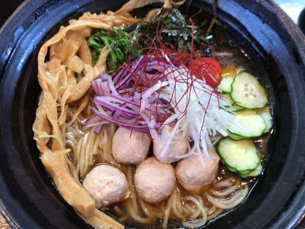 「限定：冷やし煮干しらーめん850円」@麺や 笑 ～Sho～の写真