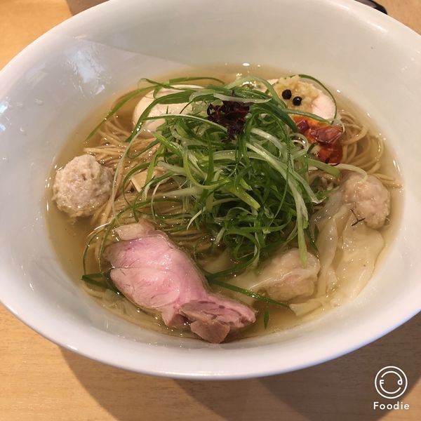 「特製塩そば」@饗 くろ㐂の写真