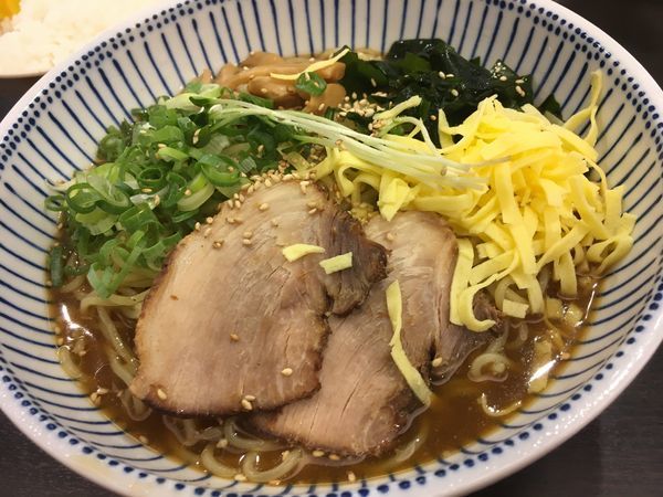 「冷やしラーメン」@京都銀閣寺 ますたにラーメン 日本橋本店の写真