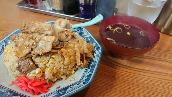 「焼肉チャーハン(750円)」@ラーメン食堂 英福の写真