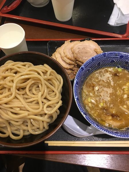 「つけ麺＋チャーシュー」@次念序 モラージュ菖蒲店の写真