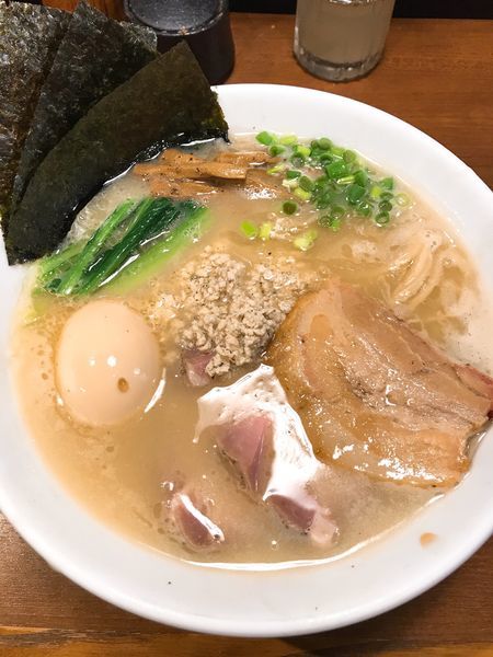 「特製鶏白湯ラーメン(濃厚) ¥1000」@自家製麺 麺処 東行の写真