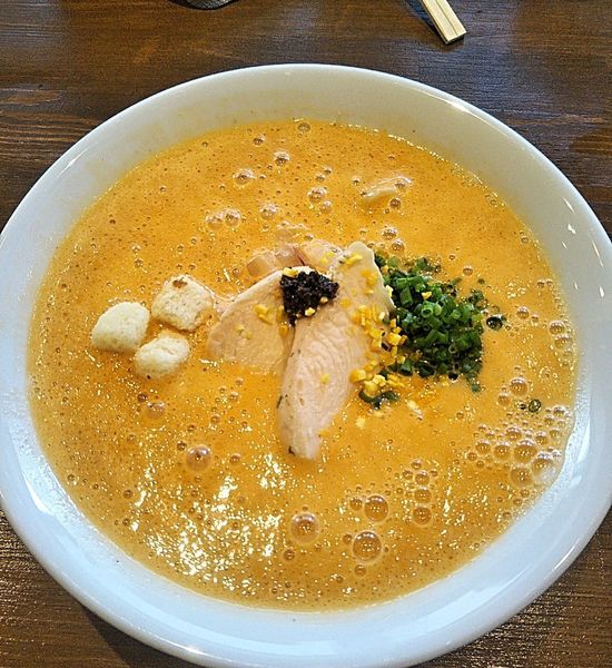 「オマール海老湯 950円」@麺屋はやぶさ 大須店の写真