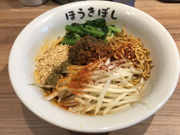 「汁なし担々麺」@ほうきぼし 関内セルテ店の写真