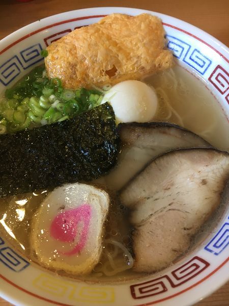 「伯方の塩ラーメン+貝飯のセット¥800」@さんわ 松山中央店の写真