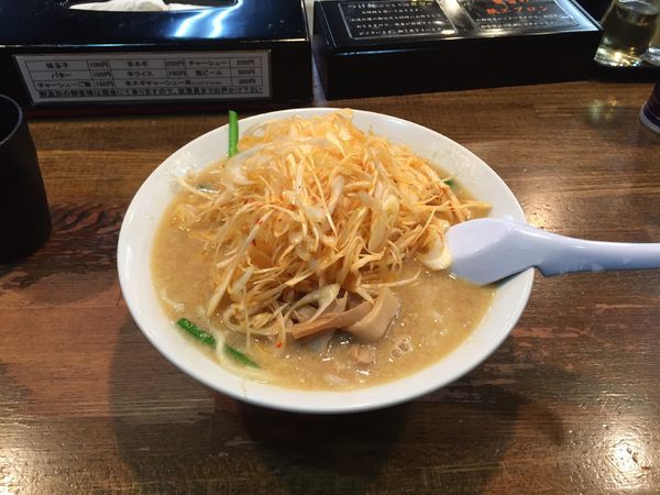 「辛ネギ味噌ラーメン」@こってりらーめん 誉の写真