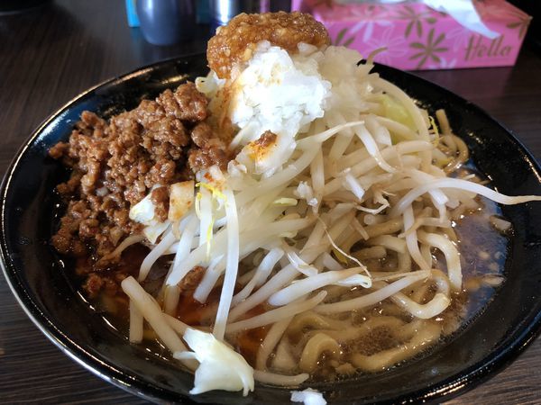 「辛しょうゆ　+　麺４００ｇ」@ラーメン ガジロー 岐阜支店の写真