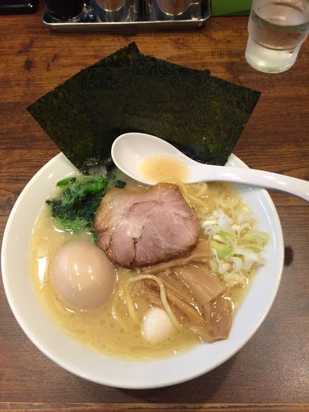 「塩豚骨らーめん¥750+味玉¥100」@らーめん伍縁 GOENの写真