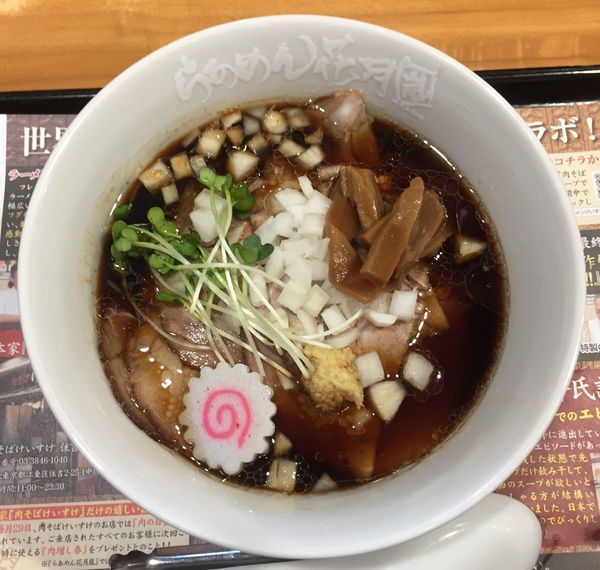 「肉そばけいすけ780円」@らあめん花月嵐 三鷹南口店の写真