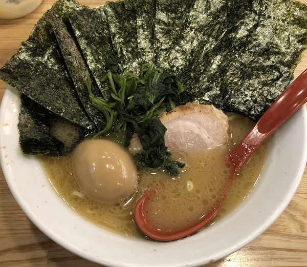 「のりたま＋半ライス（￥920＋￥100）」@ラーメン大桜 今宿店の写真