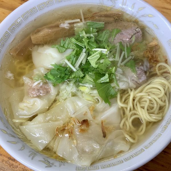 「塩ワンタンメン」@支那そば一麺 豊里店の写真