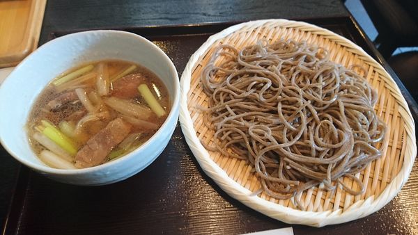 「鴨汁そば900円」@手打そば あゆ川の写真