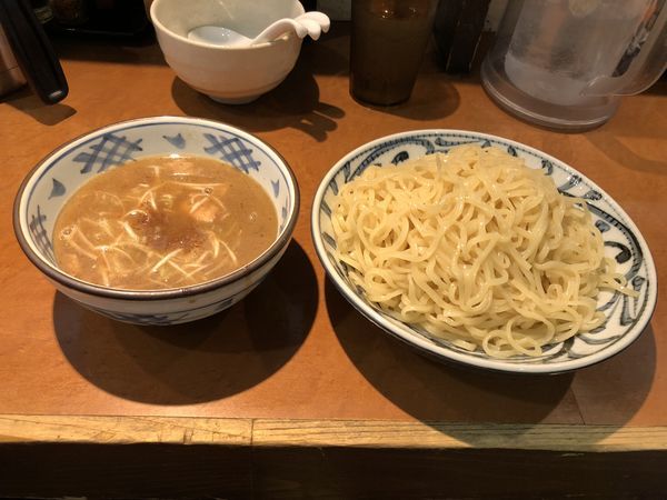「濃厚魚介つけ麺」@つけめん でんまる 飯田橋店の写真