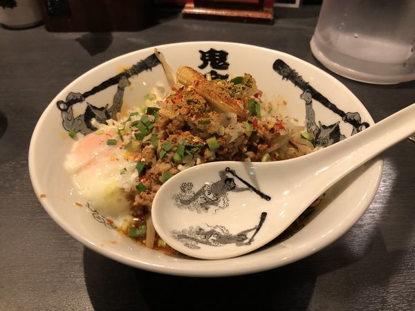 「カラシビまぜそば」@カラシビ味噌らー麺 鬼金棒 名古屋店の写真