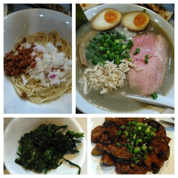 「【限定】鶏白湯煮干らーめん大盛りなど」@麺屋 扇 SENの写真
