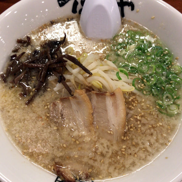 「ばりきめん（なま）670円　背脂　50円」@ばりきや 太田店の写真