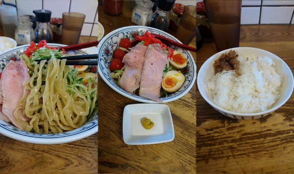 「夏期限定『冷やし中華 味玉(￥900)』」@くじら食堂の写真