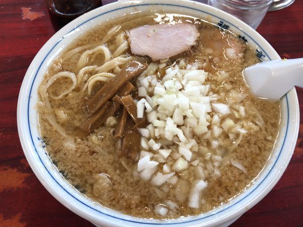 「大盛りそば（玉ネギ増し）」@杭州飯店の写真