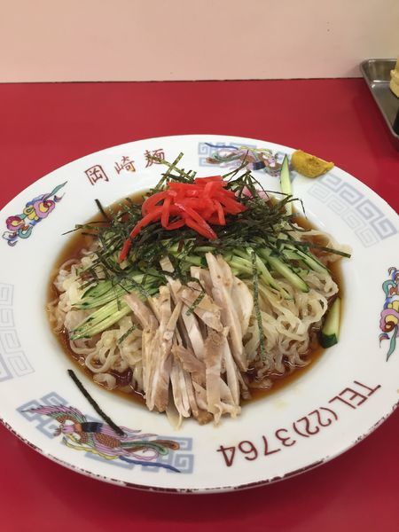 「冷やし中華」@岡崎麺の写真