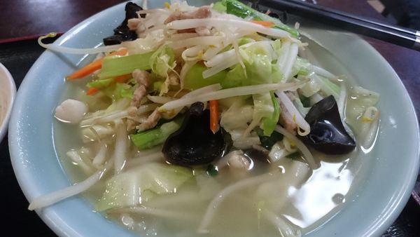 「サンマー麺+半炒飯(700円)」@金春 新館の写真
