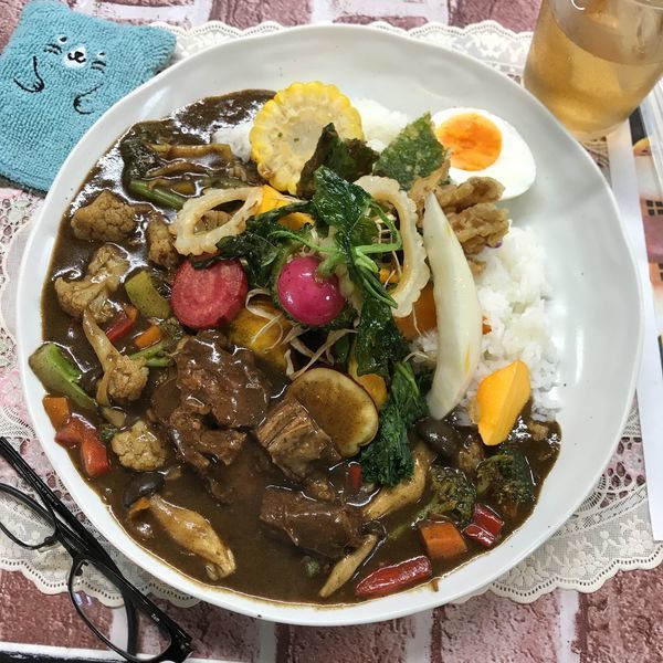 「野菜ビーフカレー」@カレーハウス・キッチンYの写真