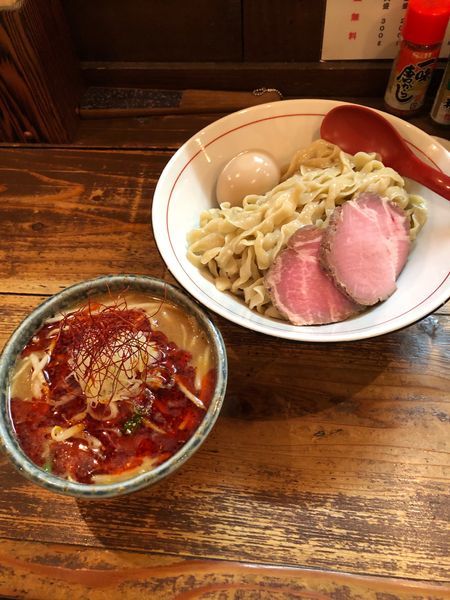 「特製辛味噌つけ麺 大」@東京味噌らーめん 鶉の写真