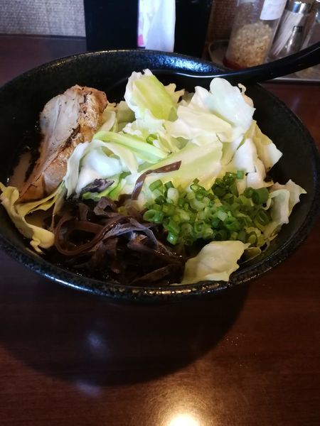 「ブラックキャベツ(850円)※サービス券値引き前」@熊本ラーメン 大悟の写真