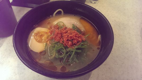 「海老ラーメン」@かっぱ寿司 アクロスプラザ若葉台店の写真