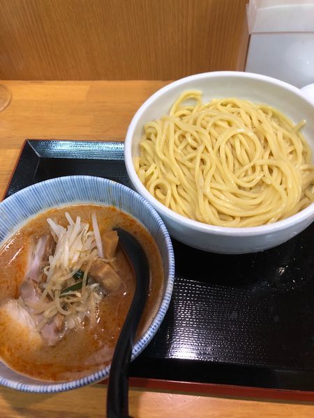 「辛味噌つけ麺」@味噌麺処 花道庵の写真