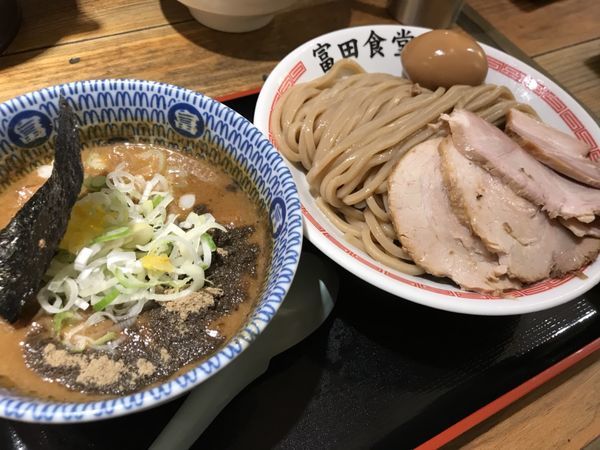 「特製濃厚つけめん」@松戸中華そば 富田食堂の写真