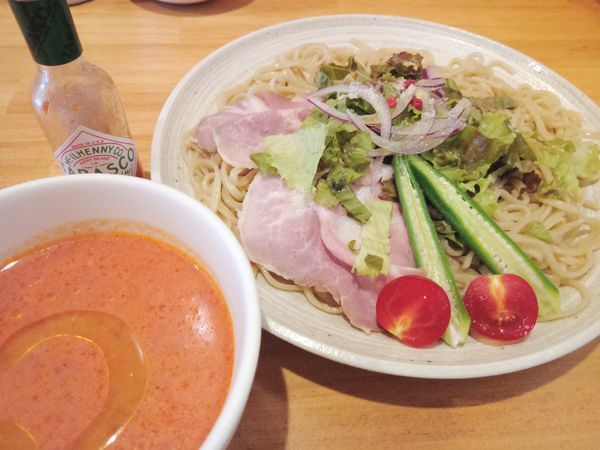 「【限定】冷製トマトつけ麺 ￥750」@らーめん コッコの写真