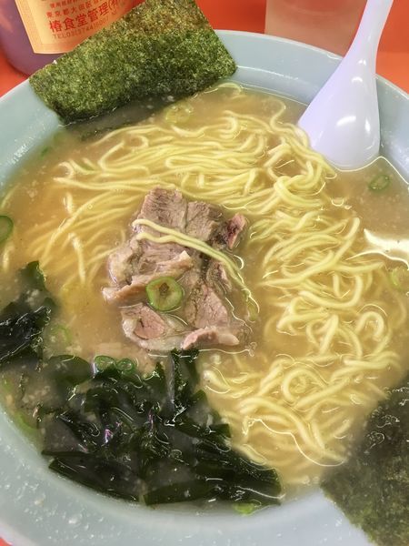 「ラーメン半ライスセット」@ラーメンショップ 小野路店の写真