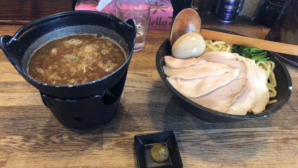 「濃厚鶏白湯つけ麺 大盛」@麺屋時茂の写真