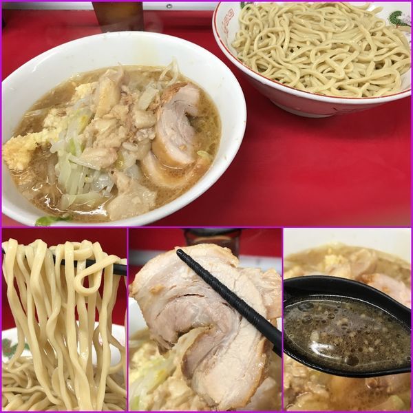 「ラーメン¥730+つけ麺¥50（ニンニク増し・アブラ)」@ラーメン二郎 湘南藤沢店の写真