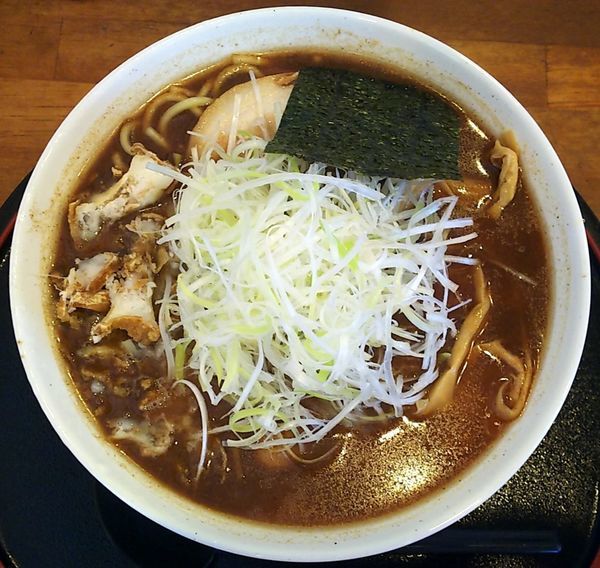 「かすそば ネギ&味玉」@くりの木 加須店の写真