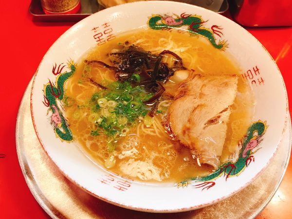 「ガツンラーメン(バリカタ)＋無料替玉1つ530円」@博多ラーメン ガツン 両国店の写真