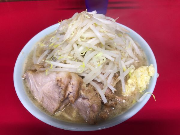 「ラーメン小ぶた入り(ニンニク)900円」@ラーメン二郎 新潟店の写真