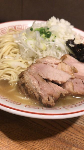 「煮干そば（白醤油）大盛」@煮干中華そば専門 煮干丸の写真