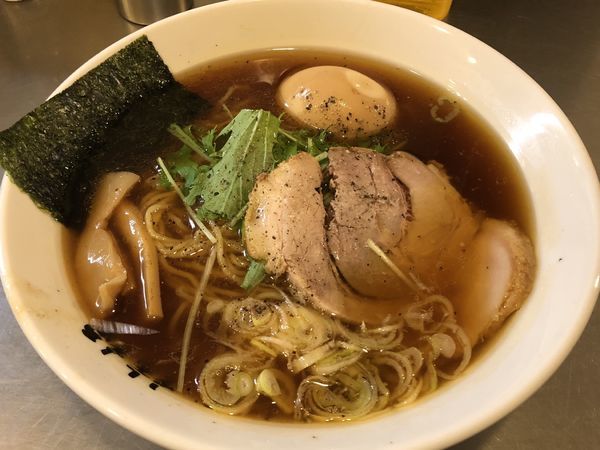 「らーめん」@めん屋桔梗 銀座店の写真