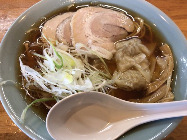 「ワンタン麺・醤油850円」@らーめん川嶋の写真