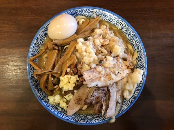 「ミニ(ニンニクアブラ)＋得」@龍麺 ふえ郎の写真